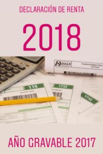 Declaracion de renta 2018, año gravable 2017