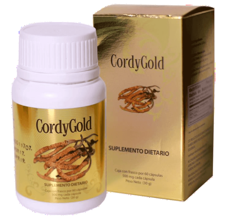 cápsulas de cordygold - ganoderma