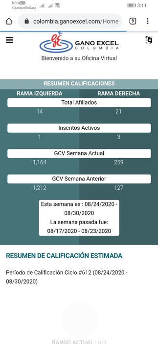 Back Office Gano Excel Colombia: Oficina Virtual para Asociados, cómo  funciona, para que sirve - Vendiendo