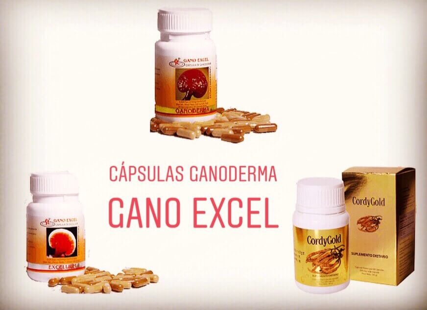 CAPSULAS DE GANODERMA (90) Y EXCELLIUM GANO EXCEL