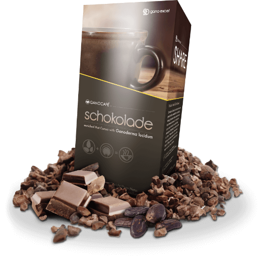 Ganocafe Schokolade productos gano excel mexico
