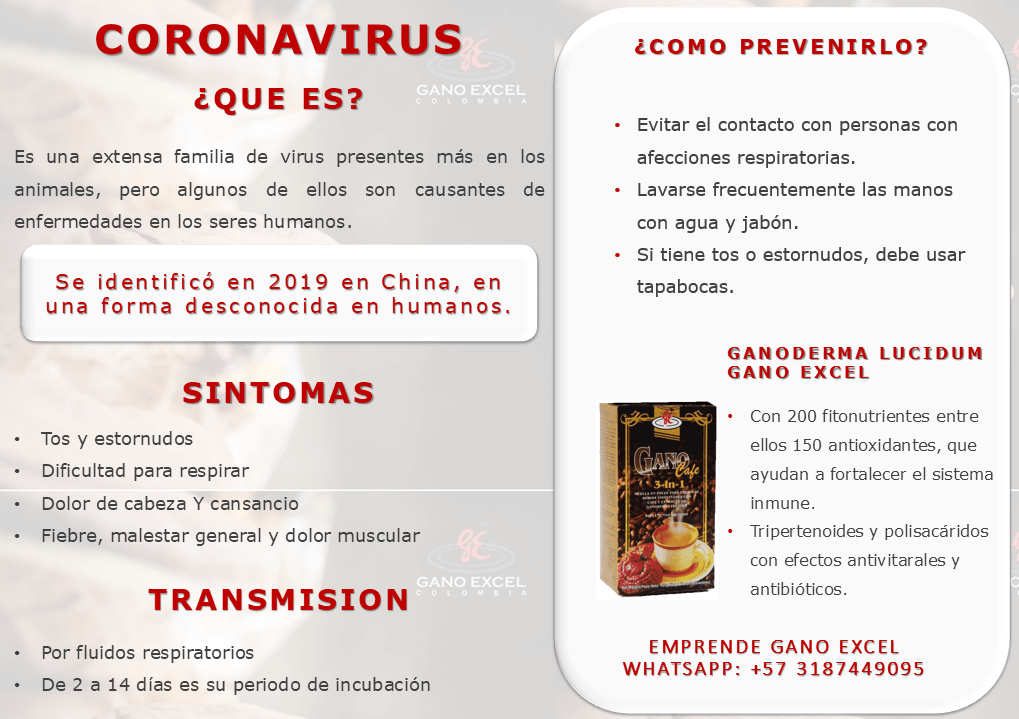 Prevención del coronavirus - fortalece sistema inmunológico