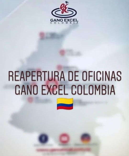 Reapertura Oficinas Gano Excel Colombia