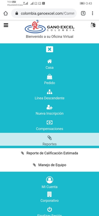 Back Office Gano Excel Colombia: Oficina Virtual para Asociados, cómo  funciona, para que sirve - Vendiendo